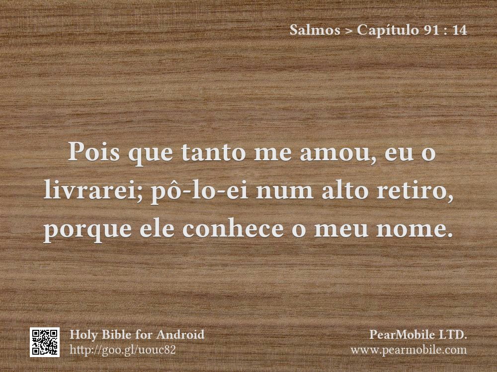 Salmos, Capítulo 91:14